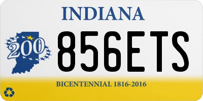 IN license plate 856ETS