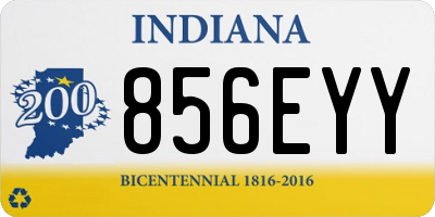 IN license plate 856EYY