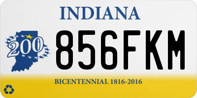 IN license plate 856FKM
