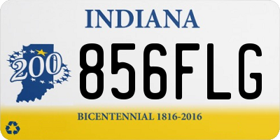 IN license plate 856FLG