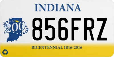 IN license plate 856FRZ