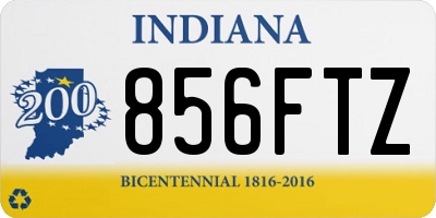 IN license plate 856FTZ