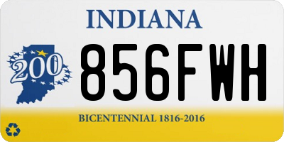 IN license plate 856FWH