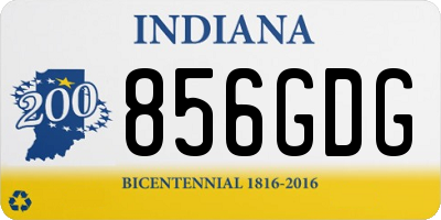 IN license plate 856GDG