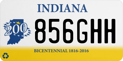 IN license plate 856GHH