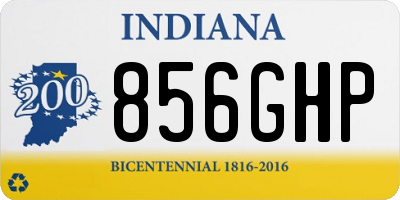 IN license plate 856GHP