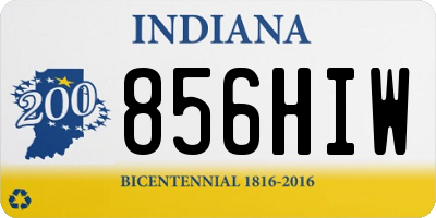 IN license plate 856HIW