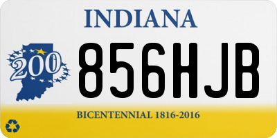 IN license plate 856HJB
