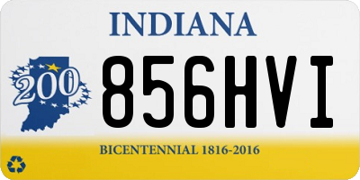 IN license plate 856HVI