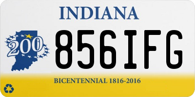 IN license plate 856IFG