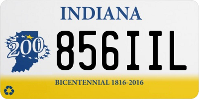 IN license plate 856IIL