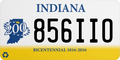 IN license plate 856IIO