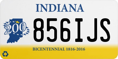 IN license plate 856IJS