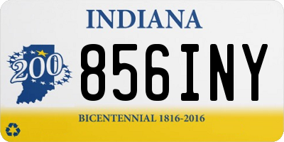 IN license plate 856INY