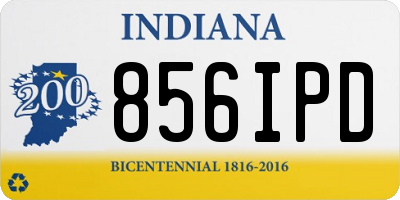 IN license plate 856IPD