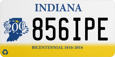 IN license plate 856IPE