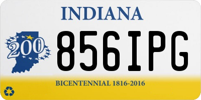 IN license plate 856IPG