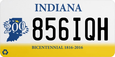IN license plate 856IQH