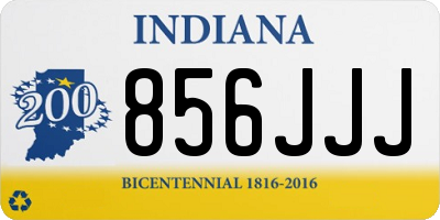 IN license plate 856JJJ