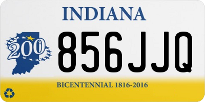 IN license plate 856JJQ