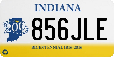 IN license plate 856JLE