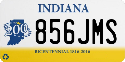 IN license plate 856JMS