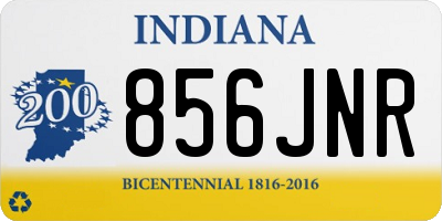 IN license plate 856JNR