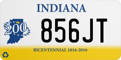 IN license plate 856JT