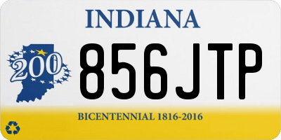 IN license plate 856JTP