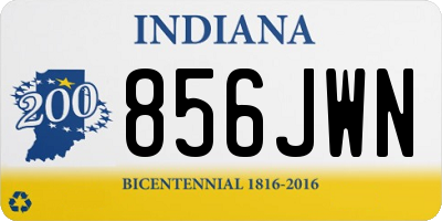 IN license plate 856JWN