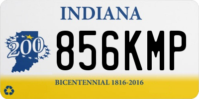IN license plate 856KMP