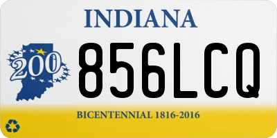 IN license plate 856LCQ
