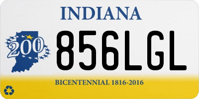 IN license plate 856LGL