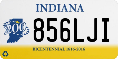 IN license plate 856LJI