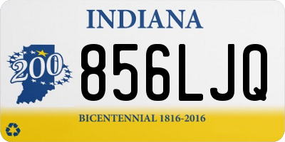 IN license plate 856LJQ