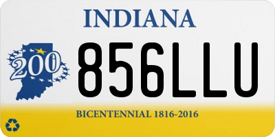 IN license plate 856LLU