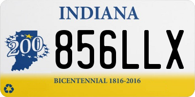 IN license plate 856LLX