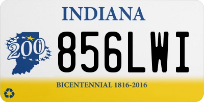 IN license plate 856LWI