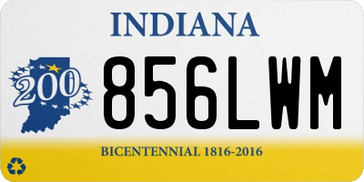 IN license plate 856LWM