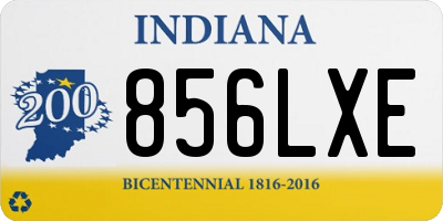 IN license plate 856LXE