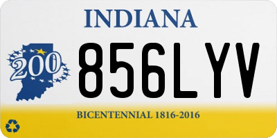 IN license plate 856LYV