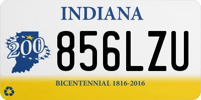 IN license plate 856LZU
