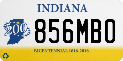 IN license plate 856MBO