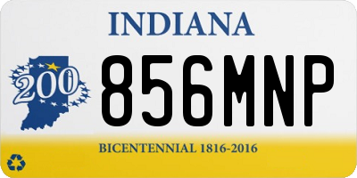 IN license plate 856MNP