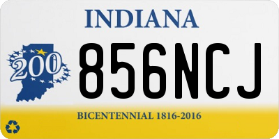 IN license plate 856NCJ