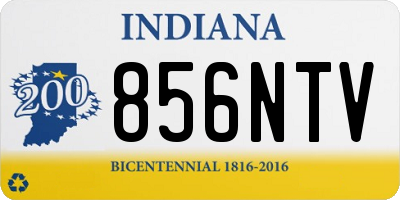 IN license plate 856NTV
