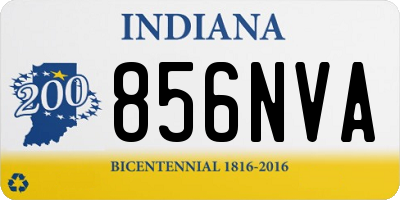IN license plate 856NVA
