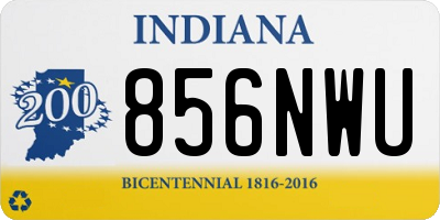 IN license plate 856NWU