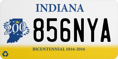 IN license plate 856NYA