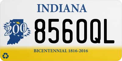 IN license plate 856OQL